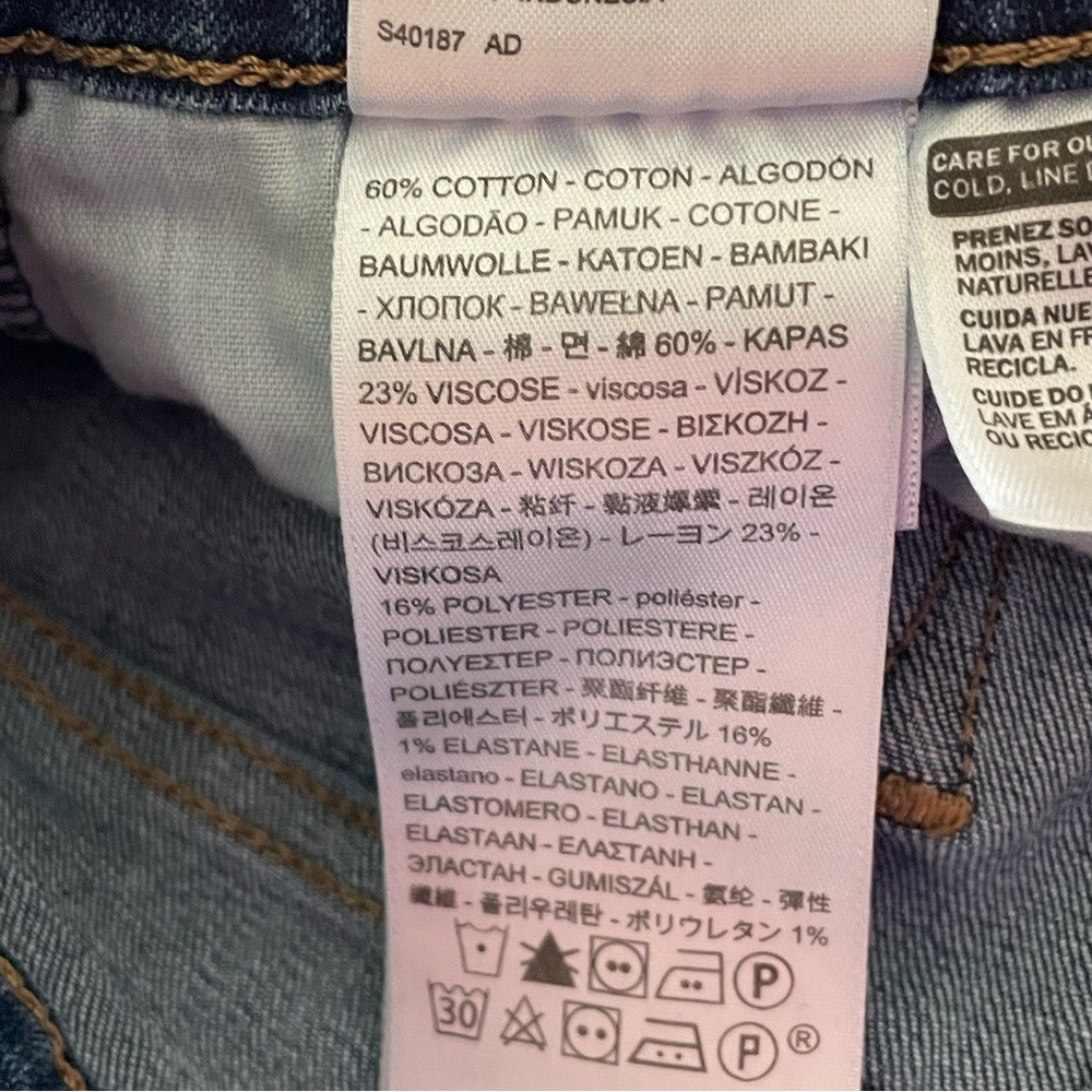 EUC Levi’s 721 hi rise skinny jeans size 28 - Picture 10 of 12